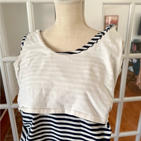 Boden Striped Ruched Tank - Picture 9 of 11